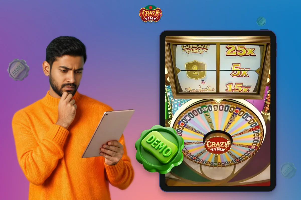 The demo version of Crazy Time allows users from Bangladesh to watch the show live
